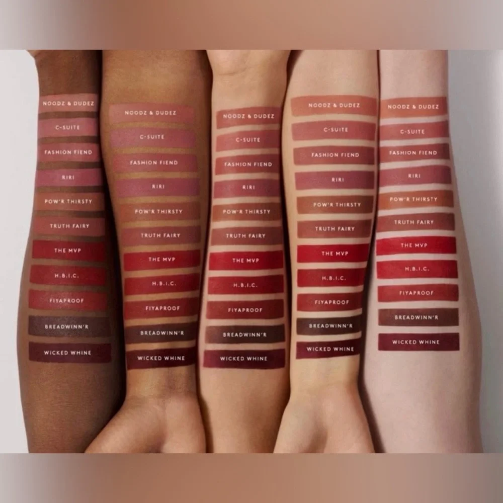 Fenty Beauty Icon Velvet Liquid Lip Color - Noodz & Dudez Full Size New in Box